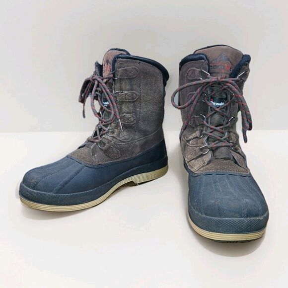 Norti V8 Mens Winter Snow Boots Slip Resistant Outdoor Waterproof Work Sz 8.5 - Picture 2 of 13